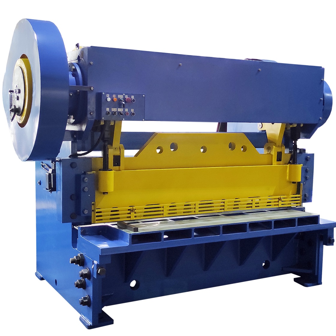 Механические гильотинные ножницы НЛ3427 (20 х 2000мм)