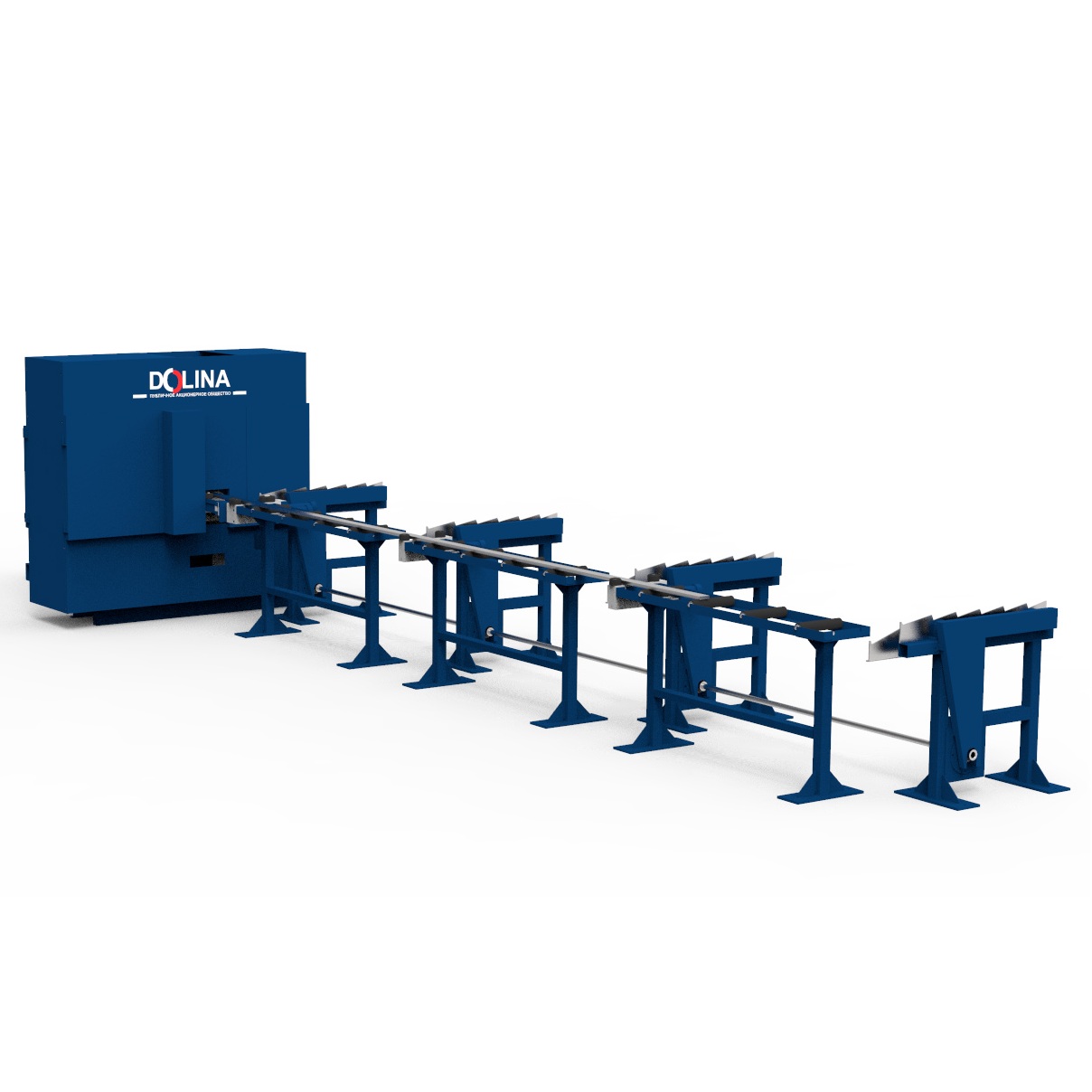 Автоматическая линия для пробивки отверстий и резки полос с ЧПУ модели Н5625