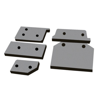 Ножи для реза швеллера и двутавра № 20